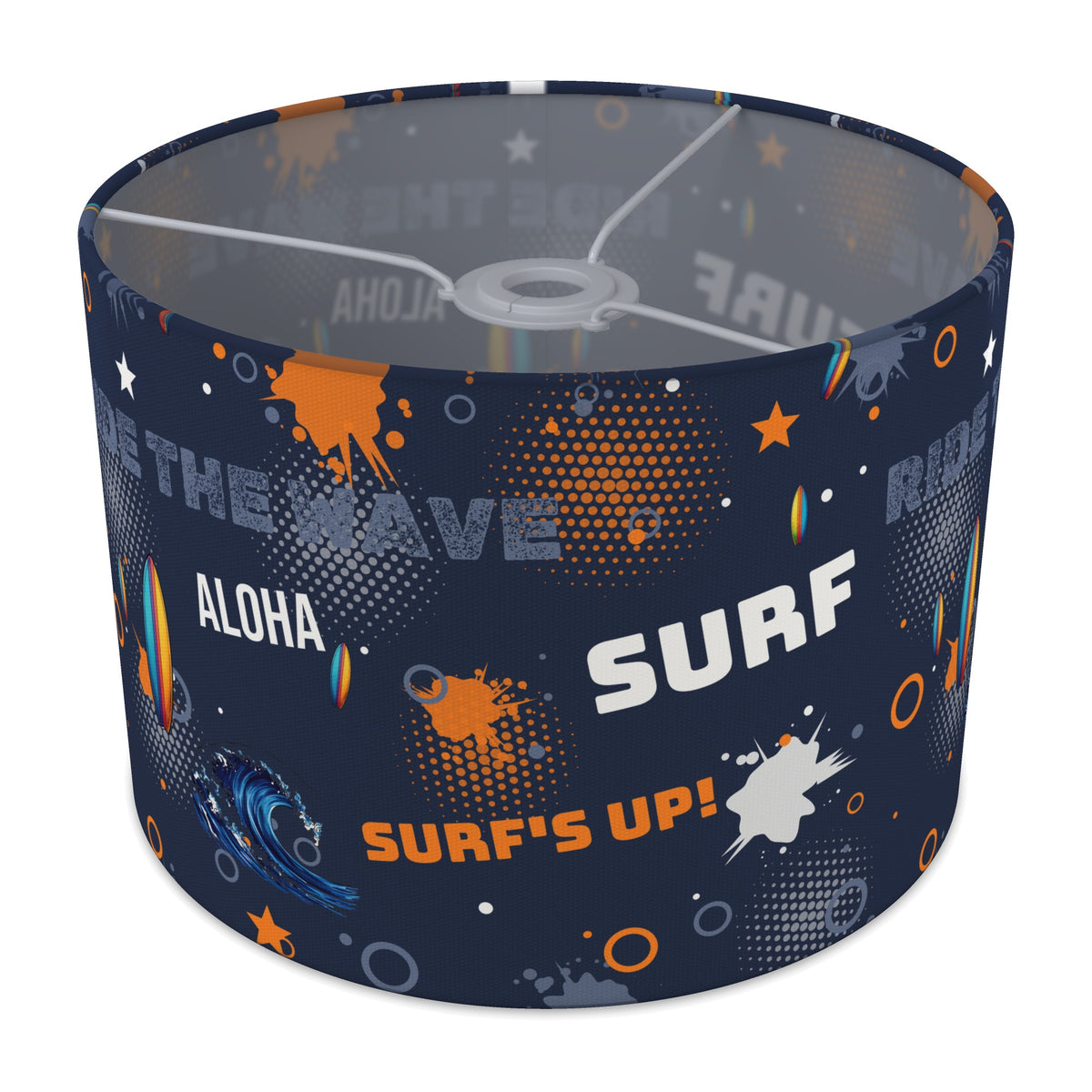 Navy Surf's Up II lampshade - 30cm x 21cm Ceiling