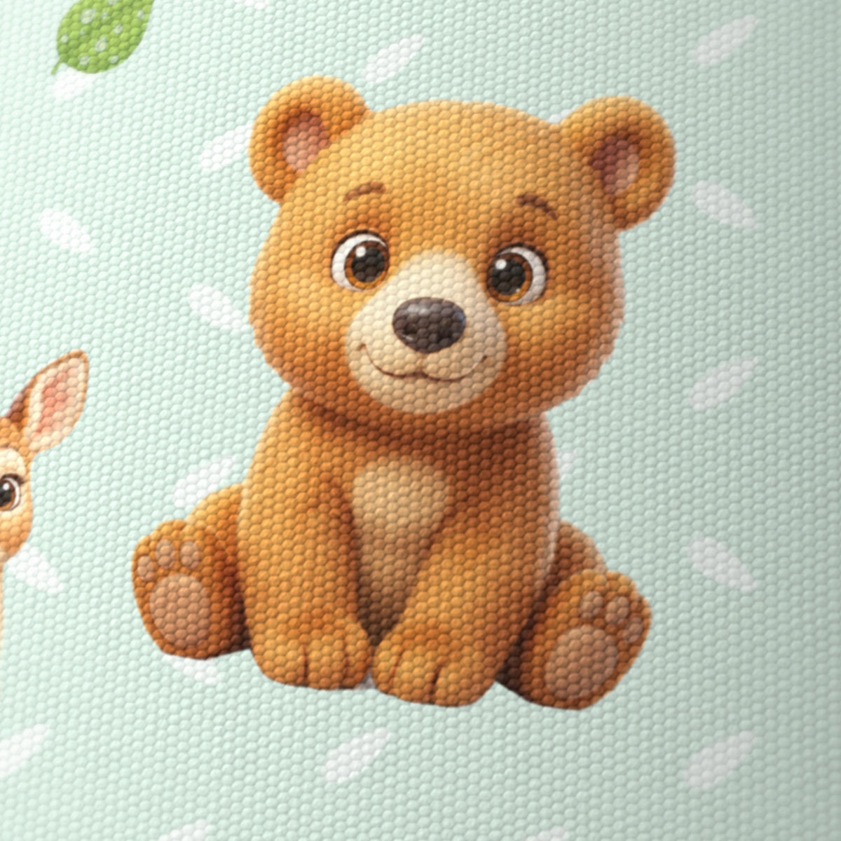 Mint Baby Woodland Friends II lampshade - 20cm x 18.5cm Ceiling - photo 6