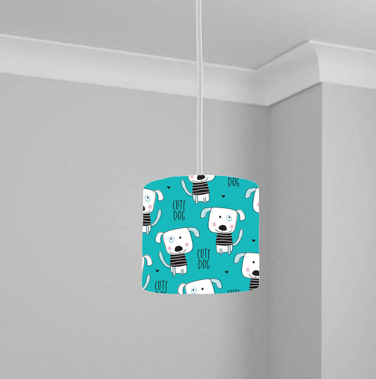 Cute Dog Pattern Ceiling Lampshade Lightshade for Nursery - 20cm x 18.5cm
