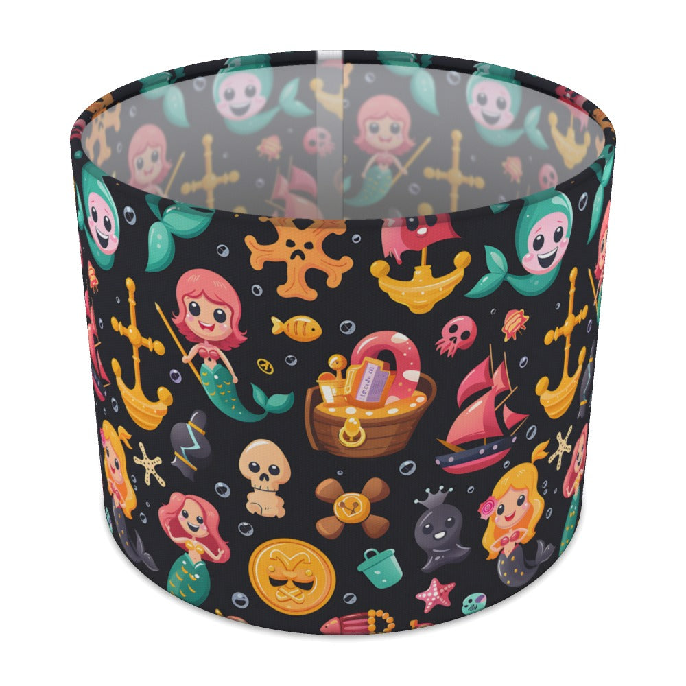 Mermaids and Treasure lampshade - 25cm Table