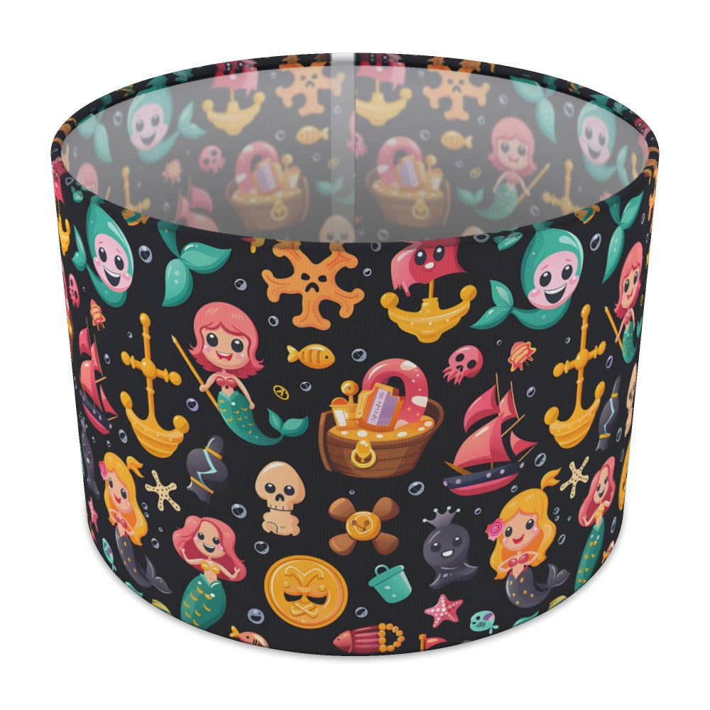 Mermaids and Treasure lampshade - 30cm Table
