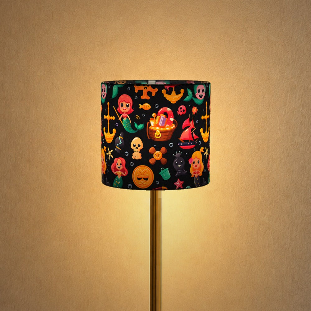 Mermaids and Treasure lampshade