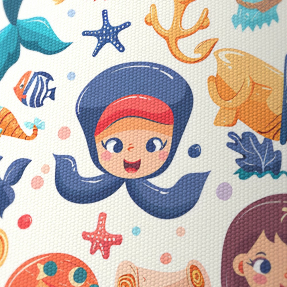 Mermaids and Sailboats lampshade