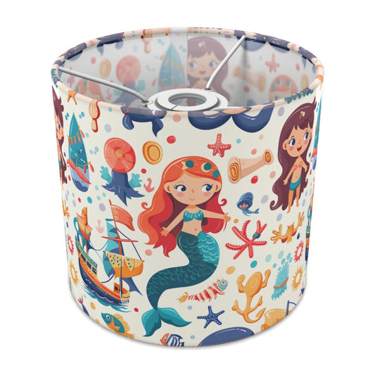 Mermaids and Sailboats lampshade - 20cm Ceiling