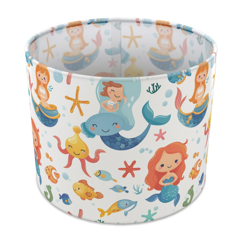 Mermaids and Whales lampshade - 25cm Table