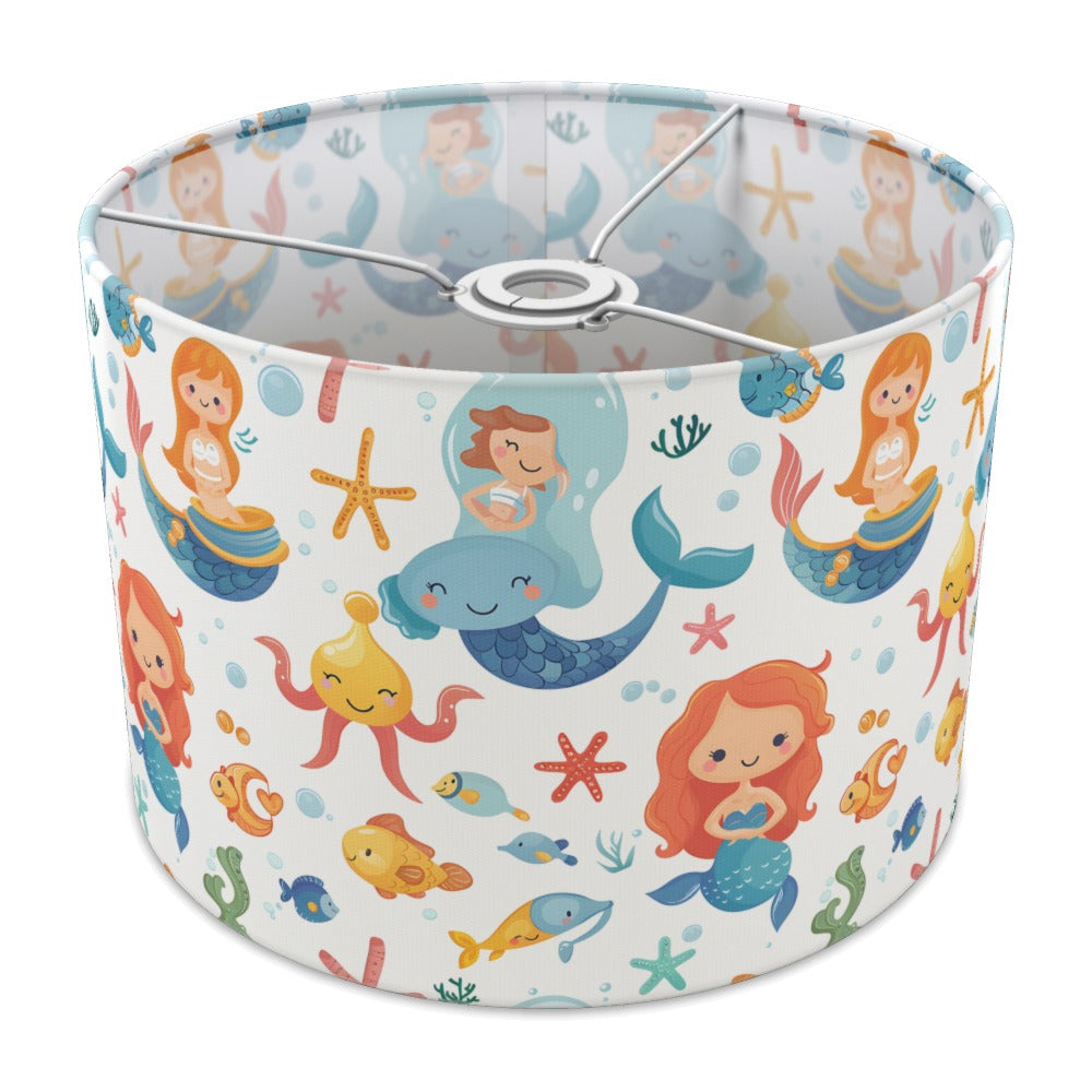 Mermaids and Whales lampshade - 30cm Ceiling