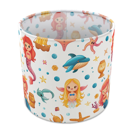 Mermaids Dolphins Starfish lampshade - 20cm Table