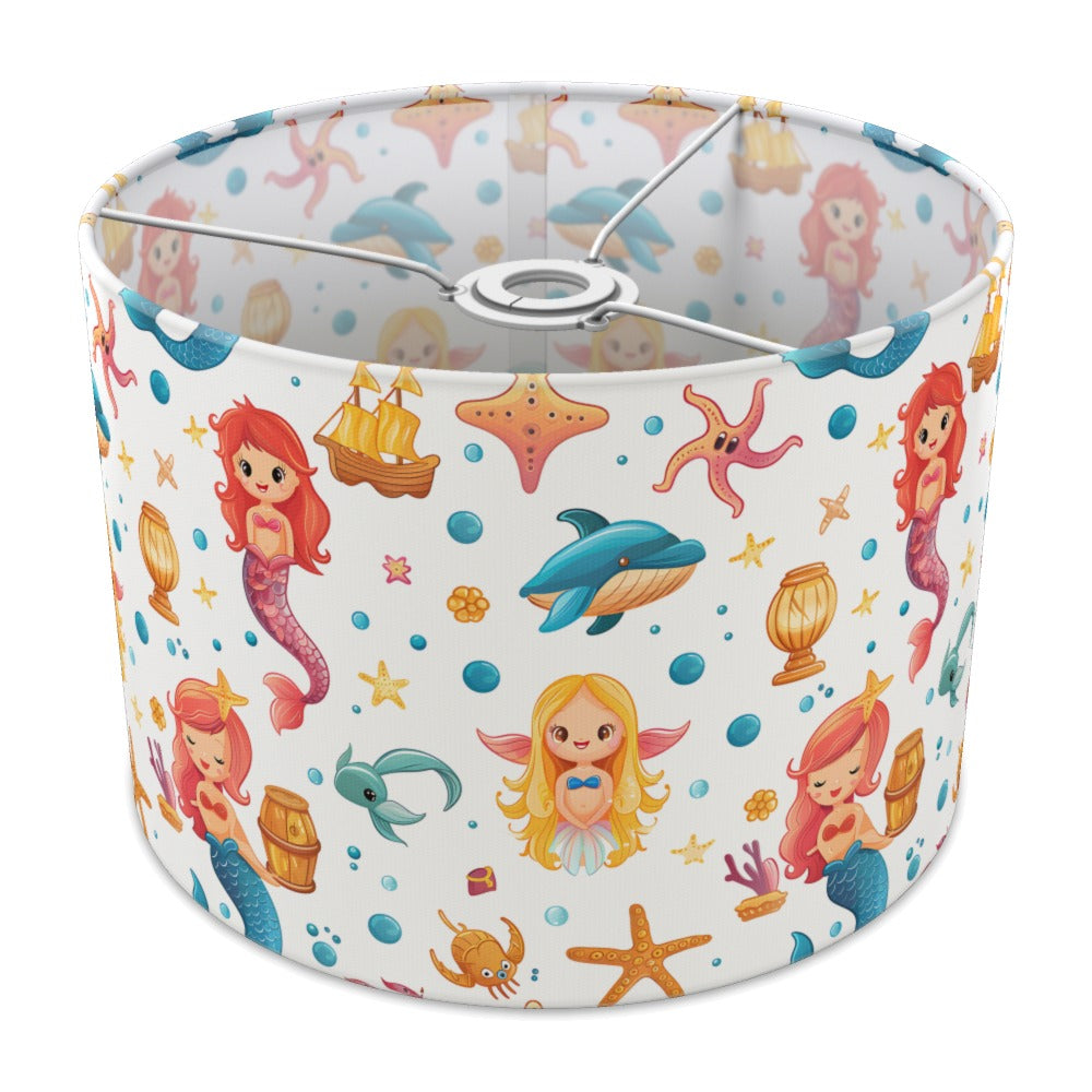 Mermaids Dolphins Starfish lampshade - 30cm Ceiling