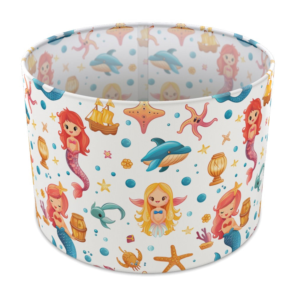 Mermaids Dolphins Starfish lampshade - 30cm Table