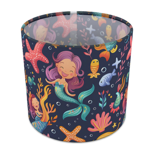 Mermaids and Starfish lampshade - 20cm Table