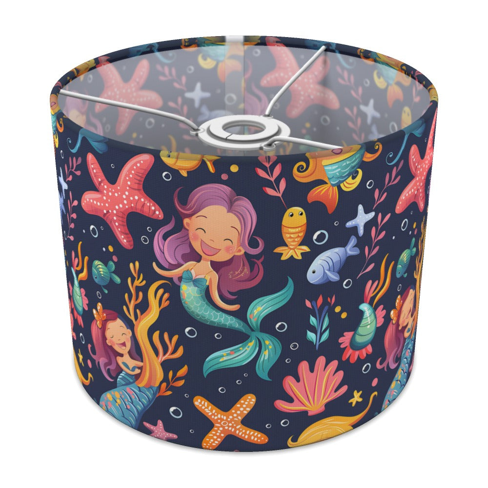 Mermaids and Starfish lampshade - 25cm Ceiling