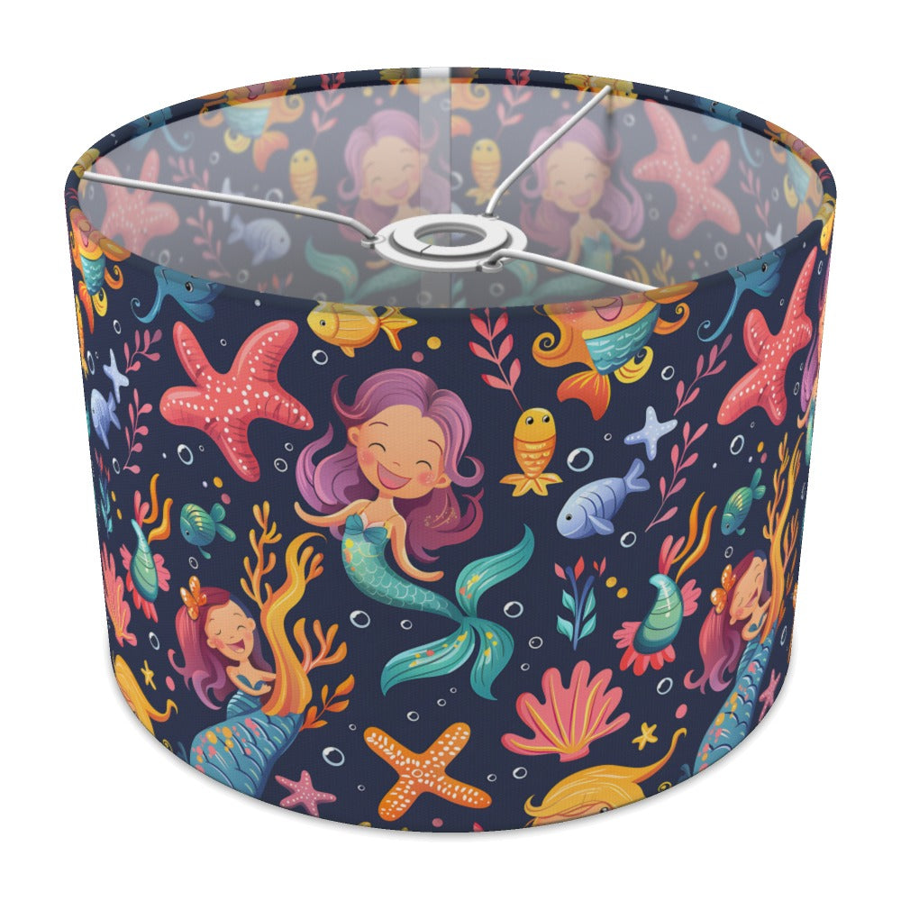 Mermaids and Starfish lampshade - 30cm Ceiling