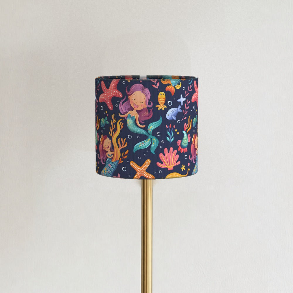 Mermaids and Starfish lampshade