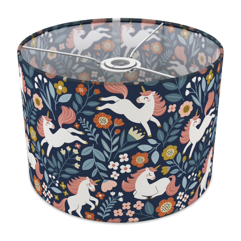 Enchanting Unicorn Floral Pattern lampshade - 30cm Ceiling
