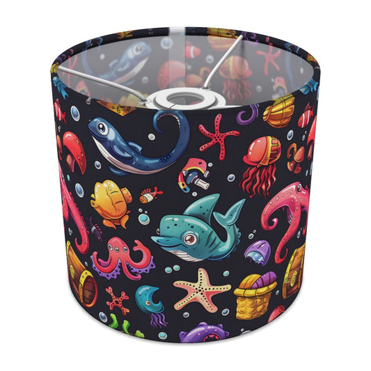 Shark Octopus Treasure Chest lampshade - 20cm Ceiling