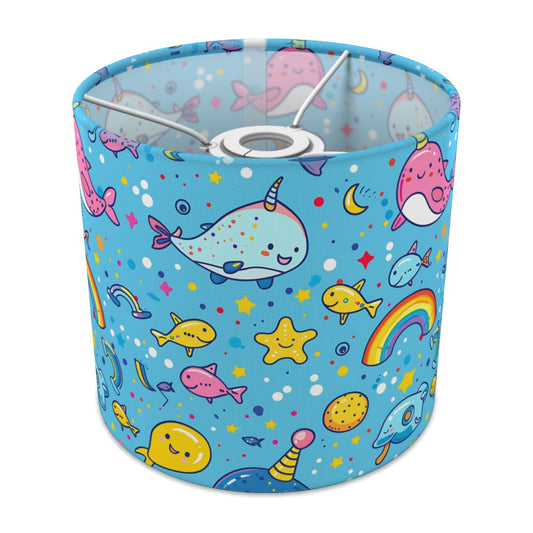 Whimsical Narwhals lampshade - 20cm Ceiling