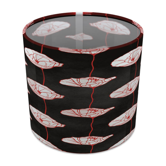 Elegant Poppy Floral lampshade - 20cm Table