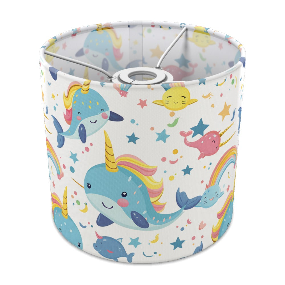 Narwhal Rainbow Stars lampshade - 20cm Ceiling