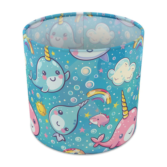Narwhals Clouds Stars lampshade - 20cm Table