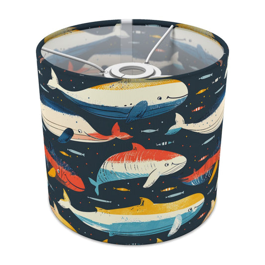 Whales Sharks Fish lampshade - 20cm Ceiling