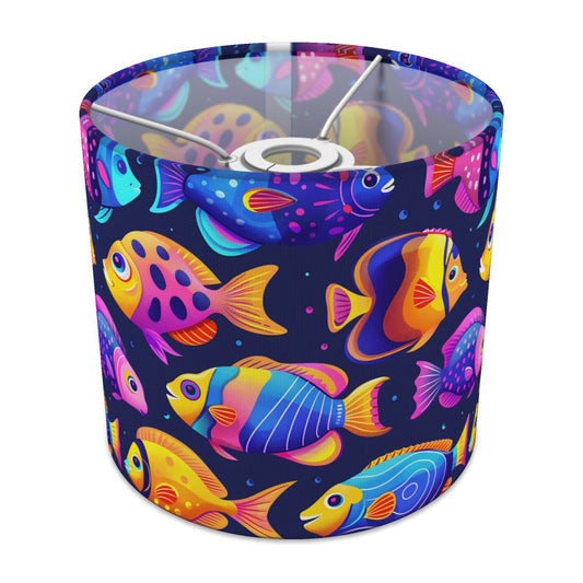 Tropical Fish and Angelfish lampshade - 20cm Ceiling