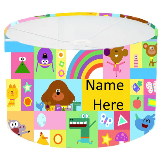 Colorful Cartoon Animal Pattern Ceiling Lampshade Lightshade for Nursery - 20cm x 18.5cm