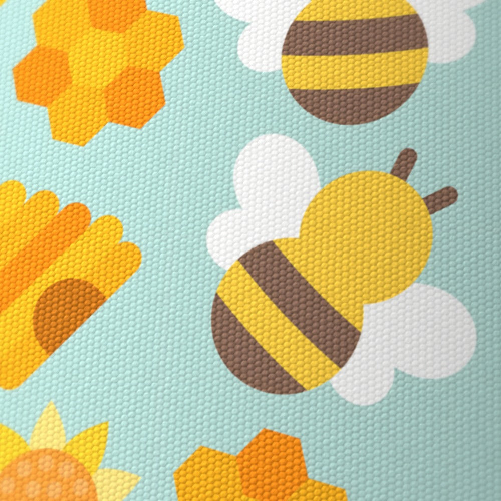 Cute Bees and Honeycomb lampshade