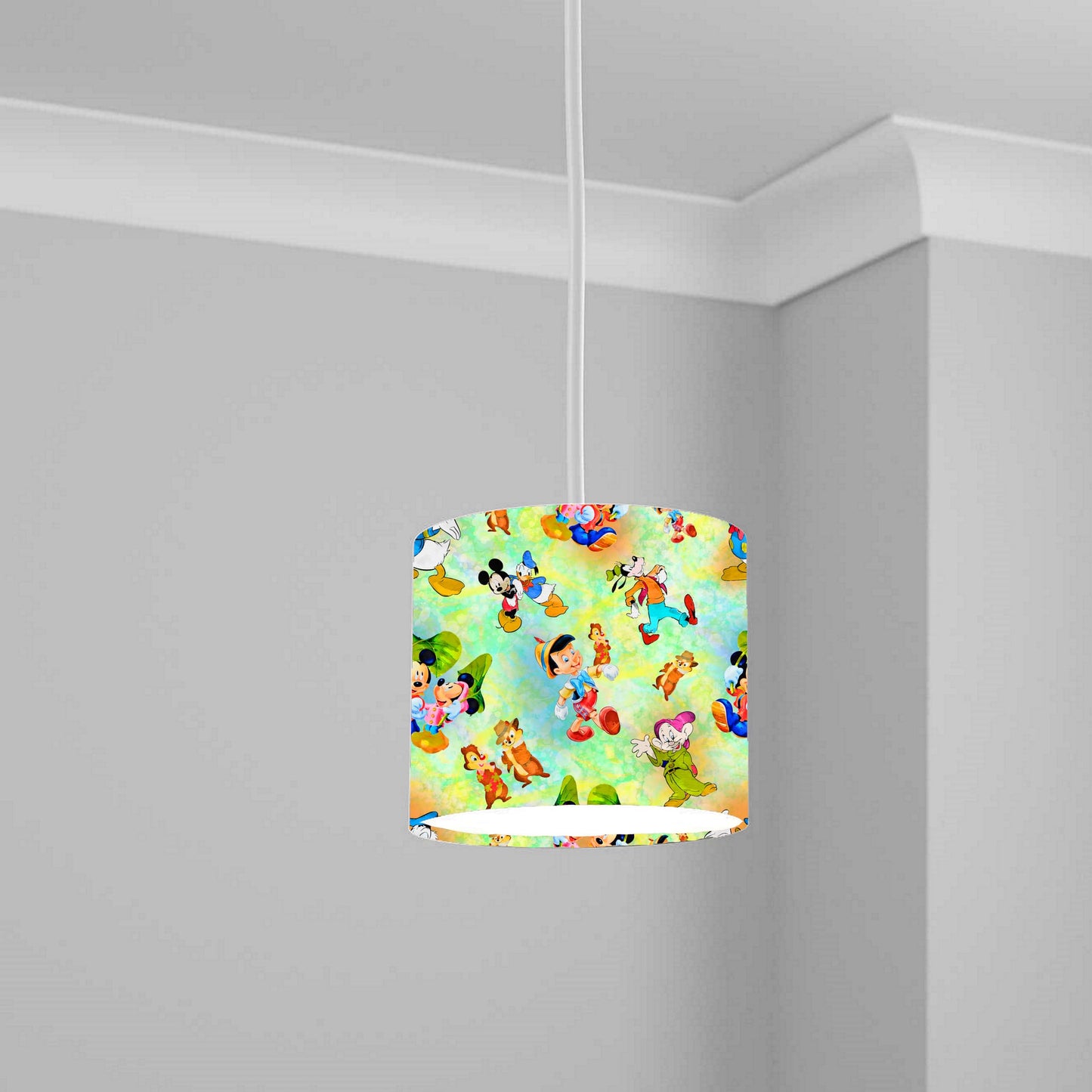 animated figure Ceiling Lampshade Lightshade for Kids Room - 20cm x 18.5cm