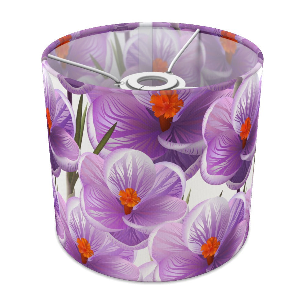 Purple Floral Hibiscus lampshade - 20cm Ceiling