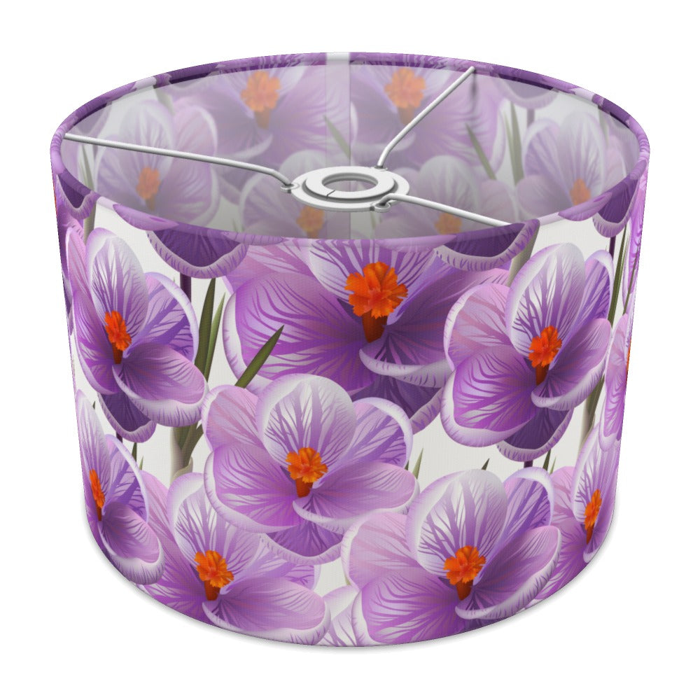 Purple Floral Hibiscus lampshade - 30cm Ceiling