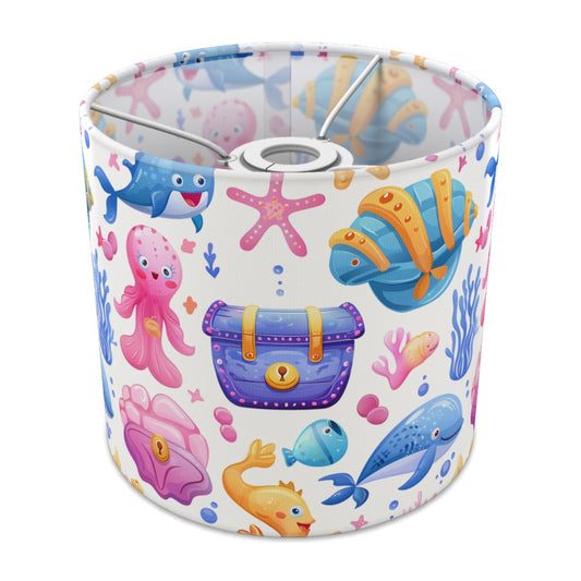 Octopus Treasure Chest Fish lampshade - 20cm Ceiling