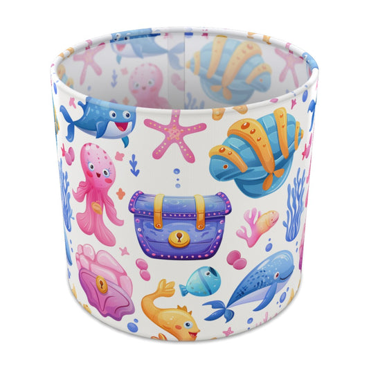 Octopus Treasure Chest Fish lampshade - 20cm Table