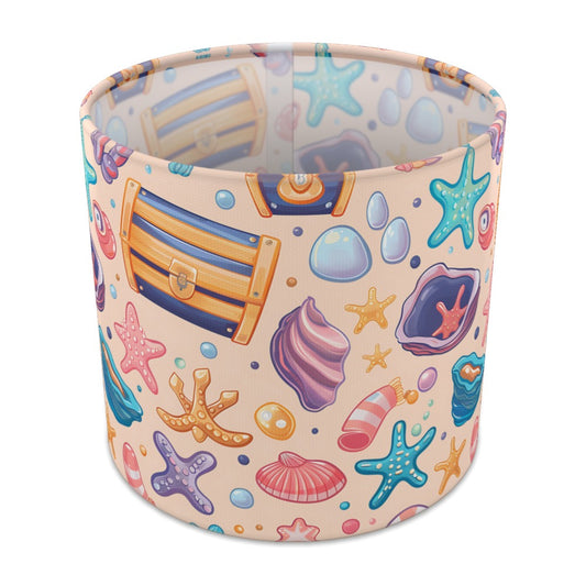 Treasure Chest with Starfish lampshade - 20cm Table