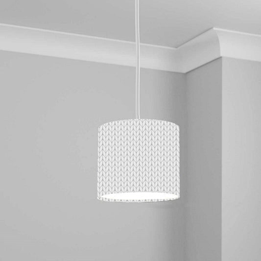 White Arrow Pattern Ceiling Lampshade Lightshade for Room - 20cm x 18.5cm