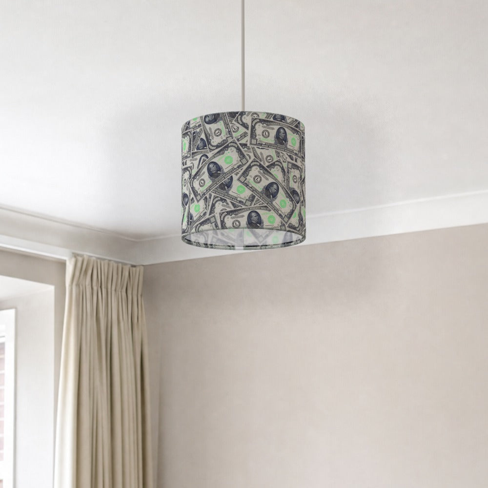 Money Pattern lampshade