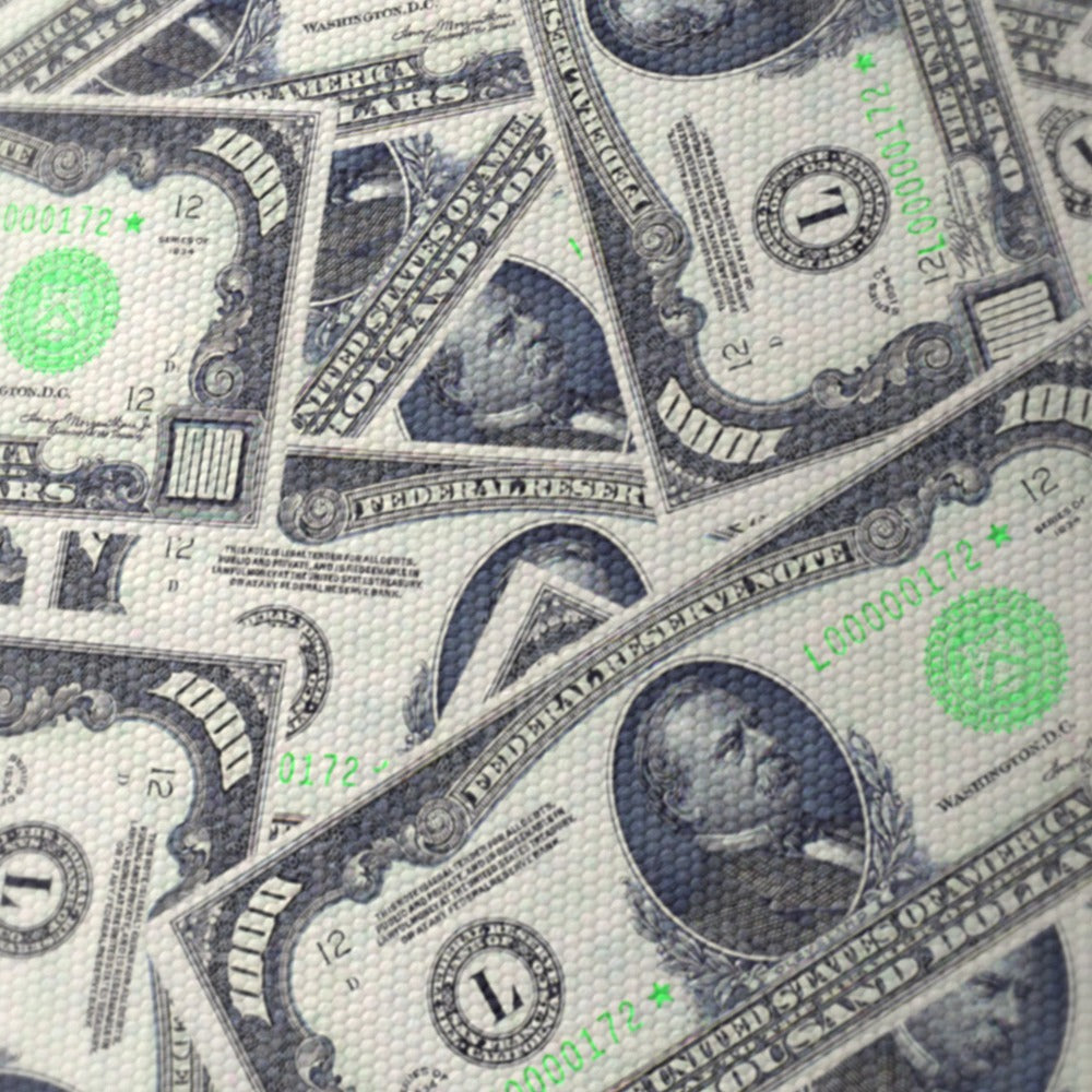 Money Pattern lampshade