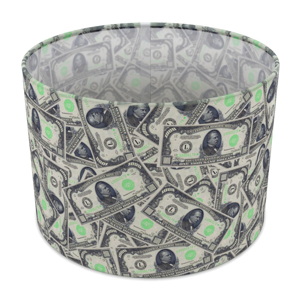 Money Pattern lampshade - 30cm Table