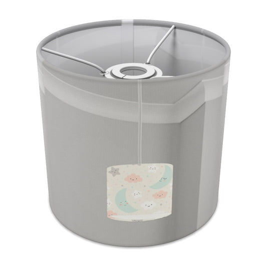 Pastel Moon and Cloud Pattern lampshade - 20cm Ceiling