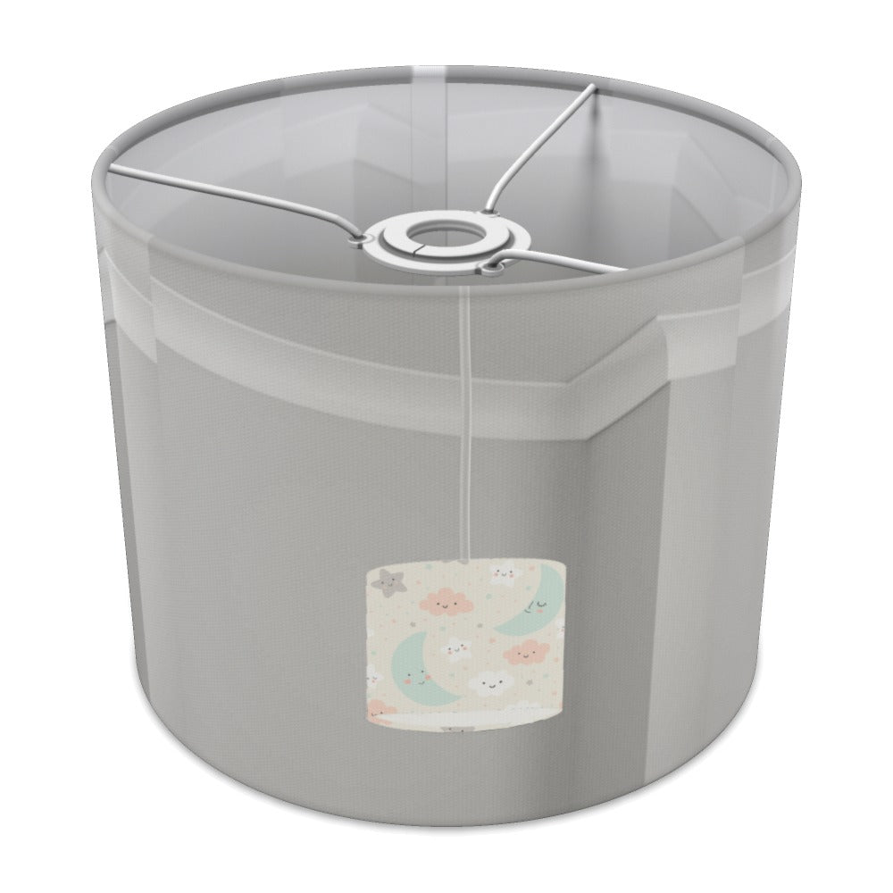 Pastel Moon and Cloud Pattern lampshade - 25cm Ceiling
