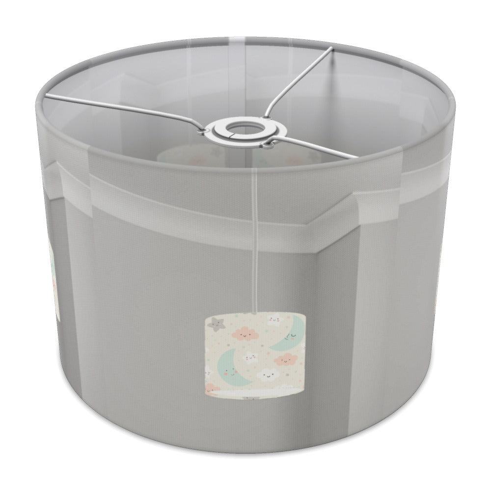 Pastel Moon and Cloud Pattern lampshade - 30cm Ceiling