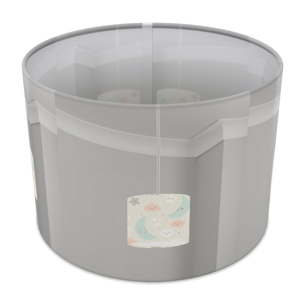 Pastel Moon and Cloud Pattern lampshade - 30cm Table