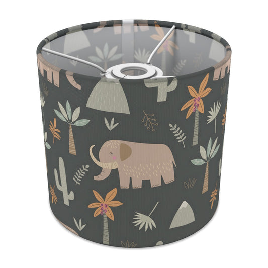 Jungle Safari Elephant Pattern lampshade - 20cm Ceiling