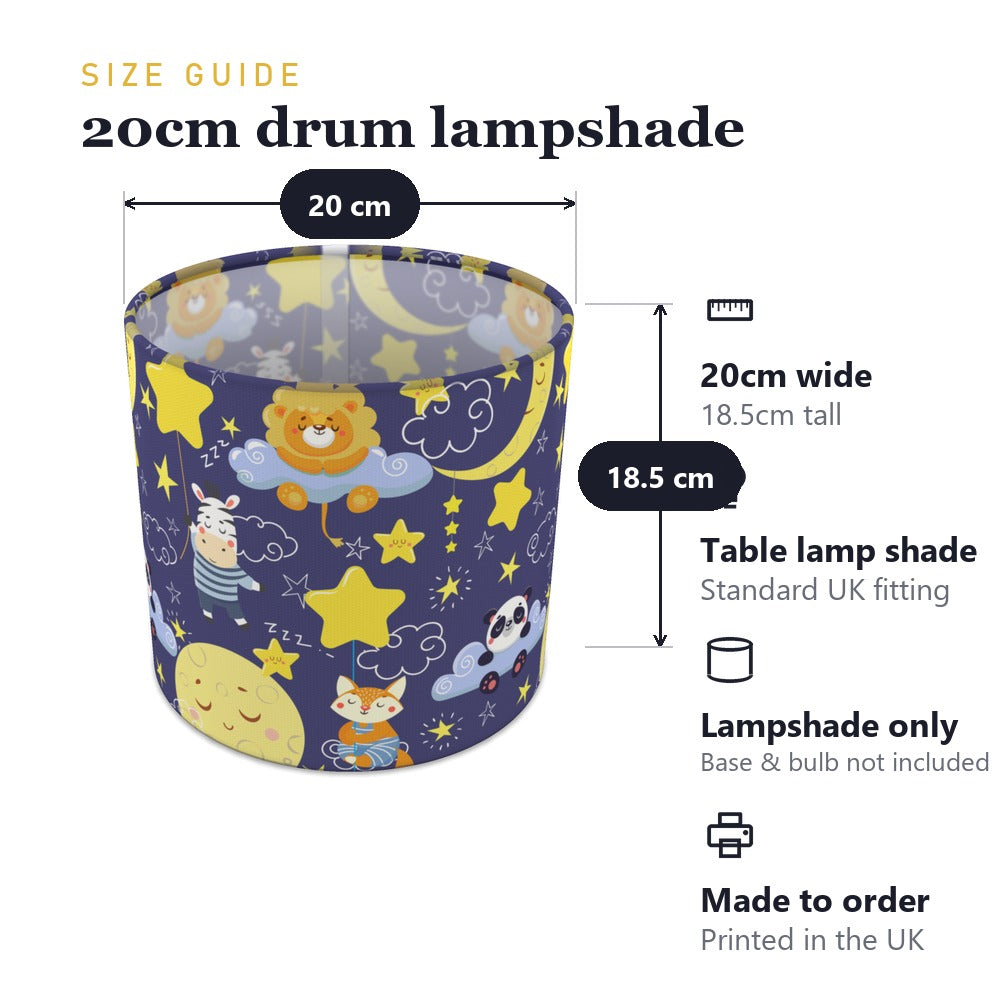 Starry Night Safari Animal lampshade