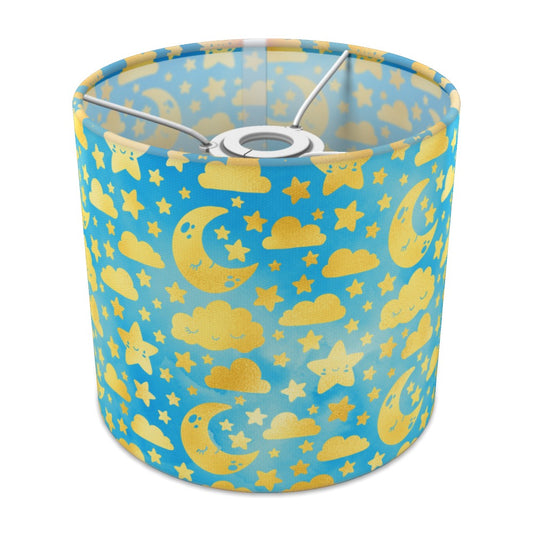 Gold Moon and Stars lampshade - 20cm Ceiling
