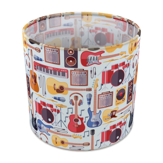 Colorful Musical Instruments lampshade - 20cm Table
