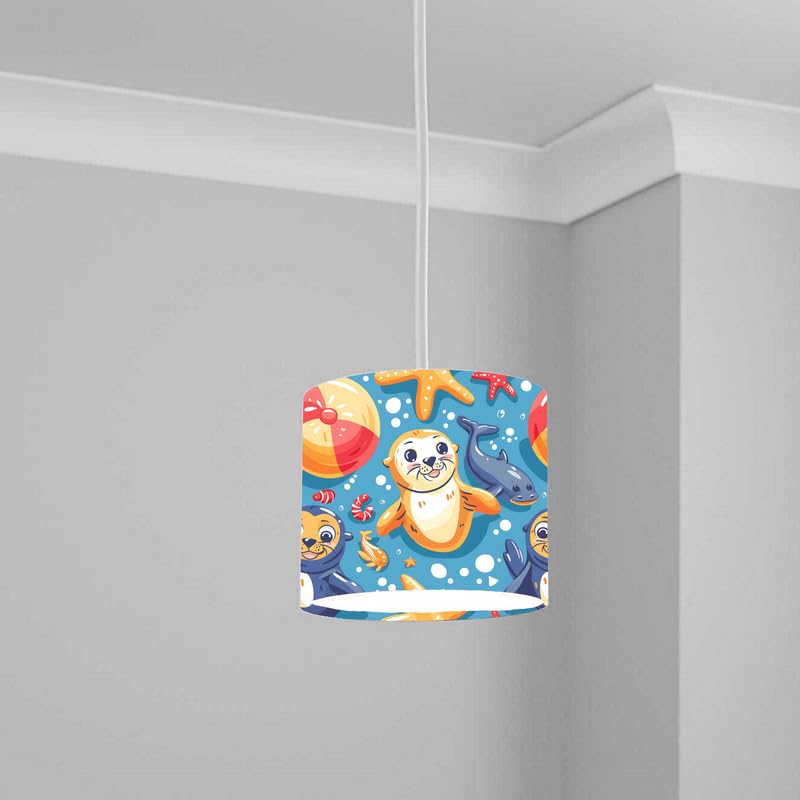 Aquatic Lampshade Kids Bedroom LightShade ver208 20CM X 18.5CM