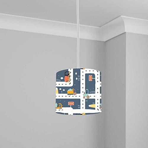 Cute Funny Dogs Baby Boys Nursery lampshade lightshade Printed Light Shade 20CMX18.5CM