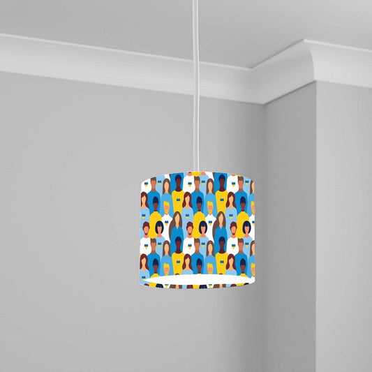 Diverse Unity Pattern Ceiling Lampshade Lightshade for Room - 20cm x 18.5cm