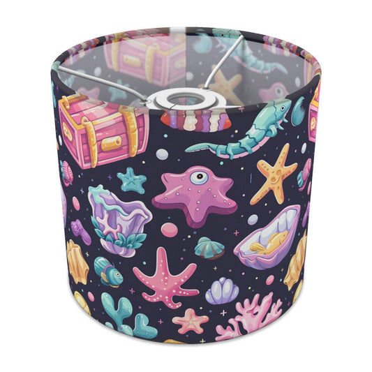 Colourful Treasure and Sea Life lampshade - 20cm Ceiling