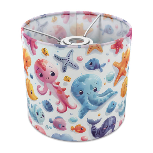 Playful Octopuses and Stars lampshade - 20cm Ceiling